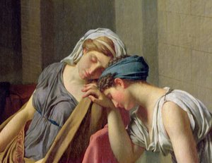 Přísaha Horatii, 1784 (detail 2290) od Jacques Louis David