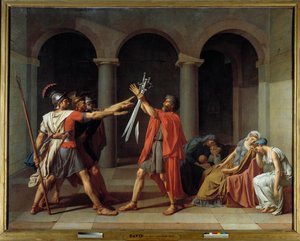 Přísaha Horatii od Jacques Louis David