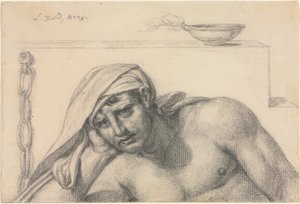 Vězeň od Jacques Louis David