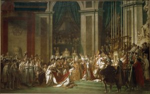 Svěcení císaře Napoleona I. a korunovace císařovny Josefíny od Jacques Louis David