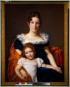 Vikomtesa Vilain XIIII a její dcera od Jacques Louis David
