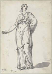 Žena z Villa Pamphili od Jacques Louis David