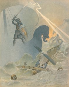 Dánsko - Národní píseň od Jacques Marie Gaston Onfray de Breville (Job)