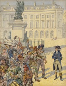 Napoleon Bonaparte uprostřed revolučních nepokojů od Jacques Marie Gaston Onfray de Breville (Job)
