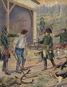 Napoleonův lov od Jacques Marie Gaston Onfray de Breville (Job)