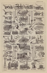 Zemědělství (litografie) od Jacques Maurice Dessertenne