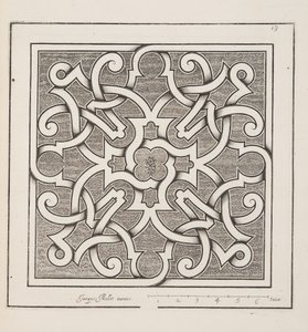 Design for Parterre, od Theater des Plans et Jardinages, pub.1652