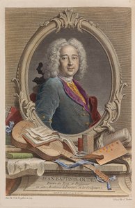 Portrét Jean-Baptiste Oudry 1686-1755, 1755. od Jacques Nicolas Tardieu