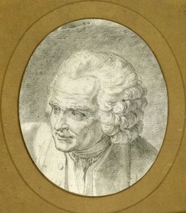 Portrét Jean-Jacques Rousseau 1712-1778, 1775. od Jacques Philippe Caresme