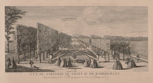 Květná zahrada zámku Rambouillet. od Jacques Rigaud