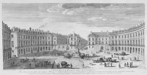 Place des Victoires, Paříž (rytina)