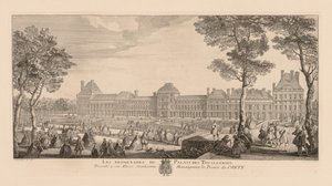 Promenády v Palais des Tuileries od Jacques Rigaud