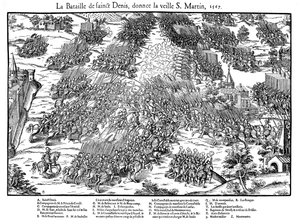 Bitva u St Denis, francouzské náboženské války, 10. listopadu 1567 1570