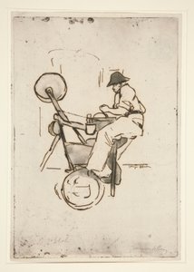 Le r?mouleur (bruska na nože) od Jacques Villon