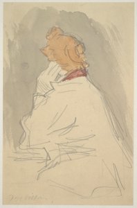 Sedící žena od Jacques Villon