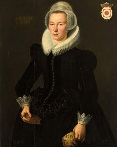 Portrét Grietje Adriaensdr Grootes (1588-1624) od Jacques Waben (attributed to)