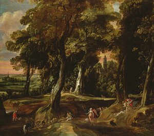 Lovkyně Diana od Jacques d Arthois