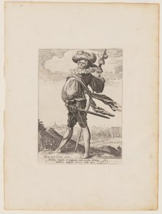 Plukovník, od důstojníků a vojáků tělesné stráže císaře Rudolfa II. od Jacques de Gheyn II
