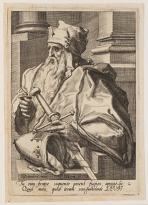 Levi, z knihy Dvanáct synů Jákobových od Jacques de Gheyn II