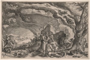 Čarodějnice se připravují na sabat od Jacques de Gheyn II