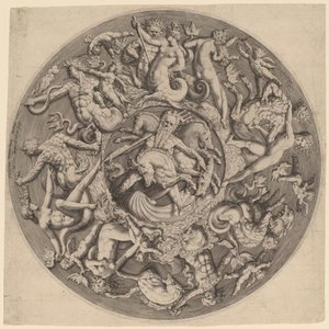 Neptunovo království od Jacques de Gheyn II after Willem Danielsz van Tetrode
