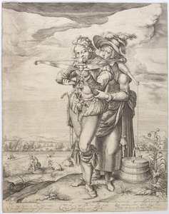 Kuše a dojička, c. 1610. od Jacques de Gheyn the Younger