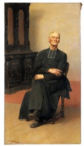 Portrét starého kněze od Jacques de Lalaing