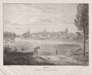 Bavorsko, město Donauworth od Jakob Alt