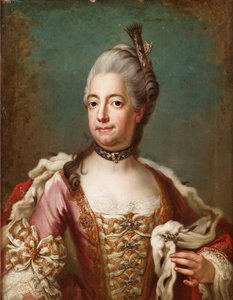 Louisa Ulrika z Pruska 1720-1782 od Jakob Björk