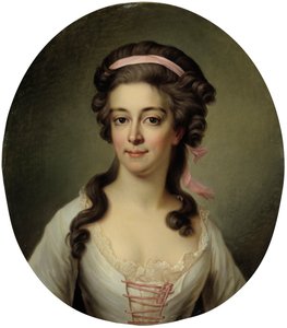Portrét hraběnky Marie Eleonory Lewenhauptové, rozené Koskullové 1765-1823. od Jakob Björk
