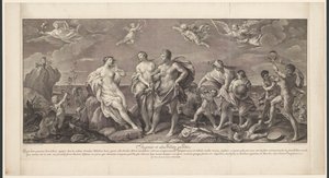 Bakchus a Ariadna od Jakob Frey (I)