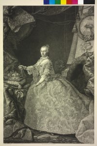 Svatá římská císařovna Marie Terezie od Jakob Groh