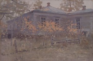 Venkovský dům na podzim roku 1902 od Jakov Jakovlevich Kalinichenko
