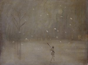 Sněhová bouře (olej na plátně) od James Abbott McNeill (after) Whistler