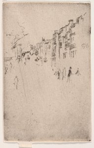 Fragment Piccadilly. od James Abbott McNeill Whistler