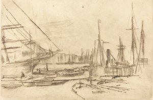 Skica z Billingsgate, 1878. od James Abbott McNeill Whistler
