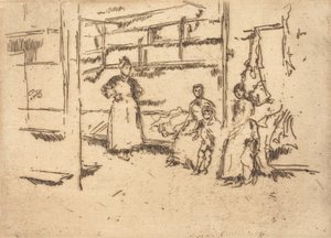 Po prodeji, Hounsditch, c. 18861888. od James Abbott McNeill Whistler