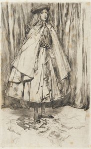 Annie Haden, 1860 (suchá jehla na papíře) od James Abbott McNeill Whistler