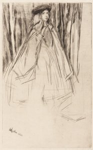Annie Haden, 1860. od James Abbott McNeill Whistler