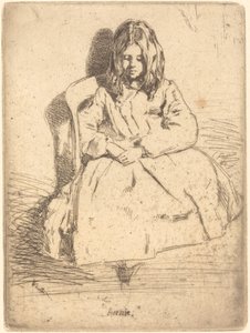 Annie Sedící, 1858. od James Abbott McNeill Whistler