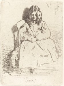 Annie Sedící, 1858. od James Abbott McNeill Whistler