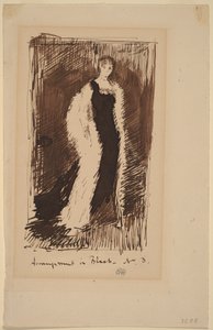 Aranžmá v černé barvě - č. 3 od James Abbott McNeill Whistler