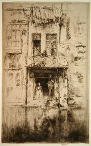 Balkon, Amsterdam od James Abbott McNeill Whistler