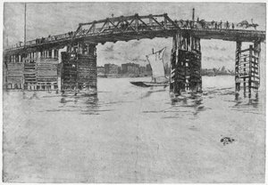 Battersea Bridge, Londýn, 19. století 1904. od James Abbott McNeill Whistler