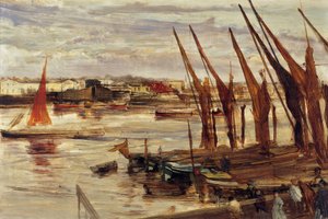 Battersea Reach, kolem roku 1863 od James Abbott McNeill Whistler