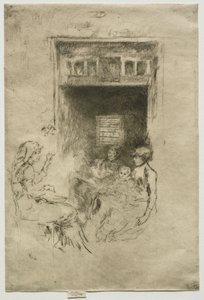 Navlékače korálků. od James Abbott McNeill Whistler
