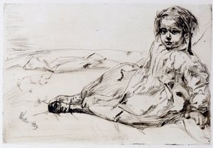 Bibi Valentin od James Abbott McNeill Whistler