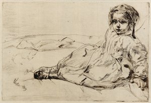 Bibi Valentin, 1859. od James Abbott McNeill Whistler