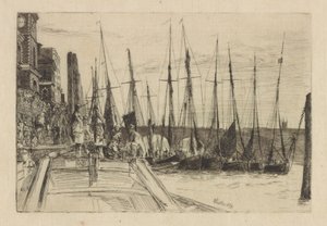 Billingsgate, 1859. od James Abbott McNeill Whistler
