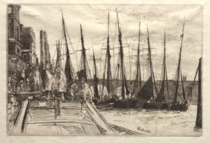 Billingsgate, 1859. od James Abbott McNeill Whistler